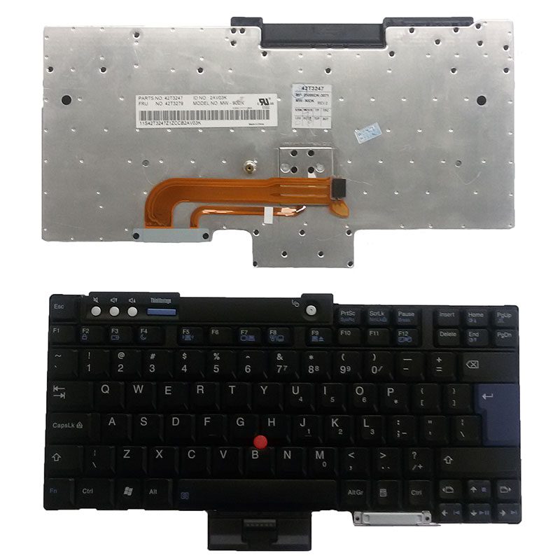 Πληκτρολόγιο Laptop Lenovo T60 T61 R60 R61 Z60T Z61T Z60M R400 R500 T400