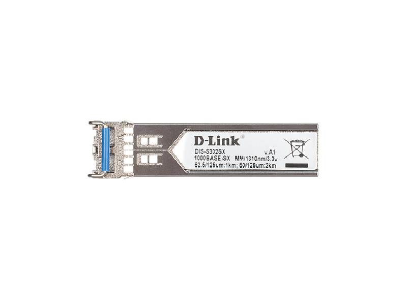 D-link 1-port Mini-gbic Sfp to 1000basesx Multi-mode 2km Fiberre Transceiver (dis-s302sx)