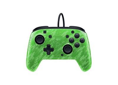 PDP – Wired Controller for Nintendo Switch and Pc Green Camo Faceoff