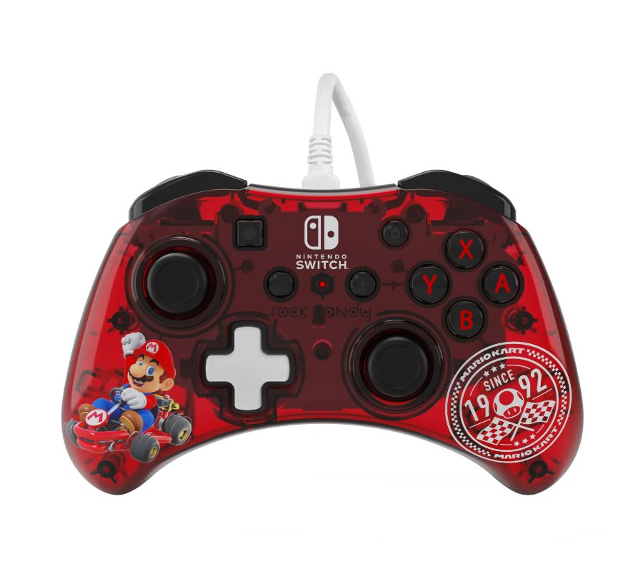 Pdp - Wired Controller for Nintendo Switch and Pc Red/blue Candy