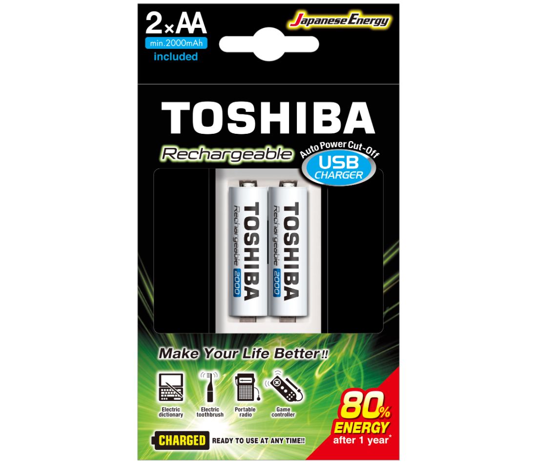 Toshiba Tnhc-6gme2 Cb  (aa 2000mah X 2)