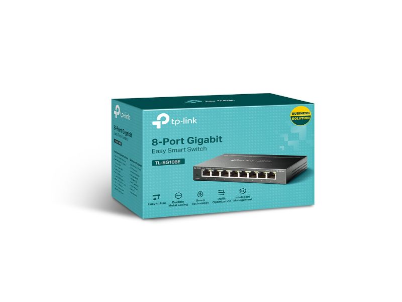 Tp-link 8-port Gigabit Easy Smart Switch (tl-sg108e)