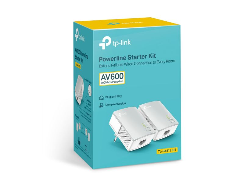 Tp-link Av600 Powerline Starter Kit (tl-pa411kit)