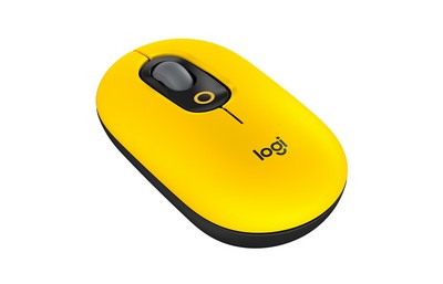 Wireless Mouse Logitech Pop Emoji Yellow