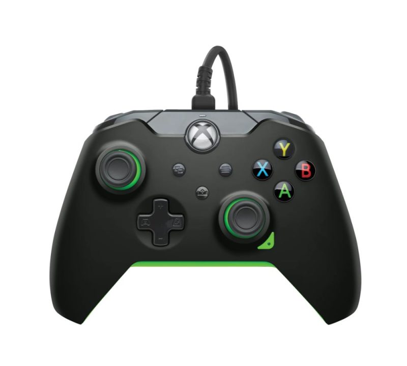 Pdp - Wired Controller for Xbox Series X/s and Pc Green/black