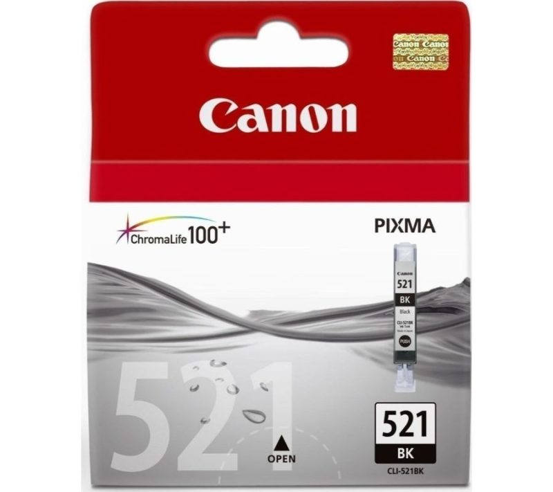 Canon Black Ink Cli-521 Bk