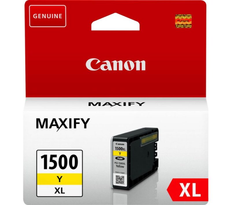 Canon Ink Pgi-1500xl Y Yellow Dual Resis