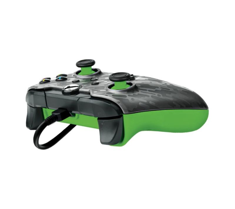 Pdp - Wired Controller for Xbox Series X/s and Pc Green/black Camo