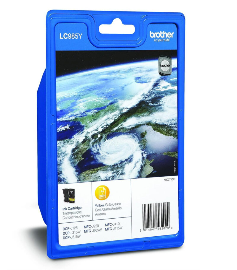 Ink Brother LC-985Y Yellow - 260Pgs