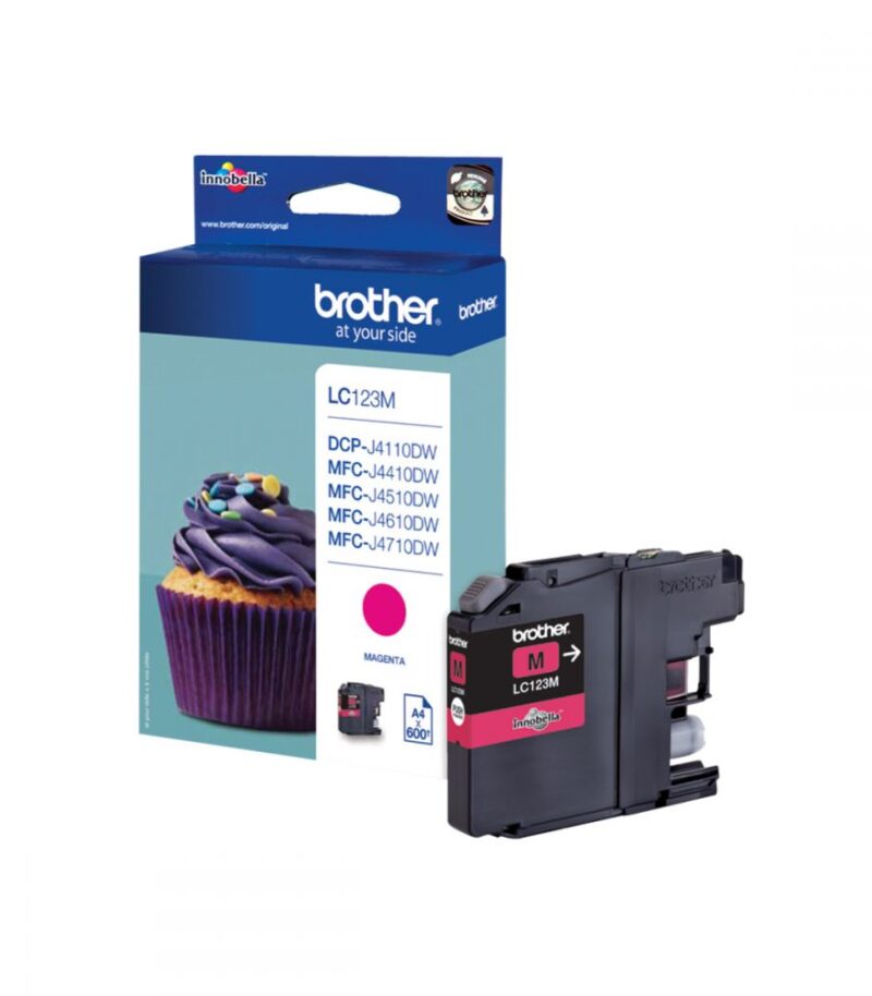 Ink Brother LC-123M Magenta - 0,6k