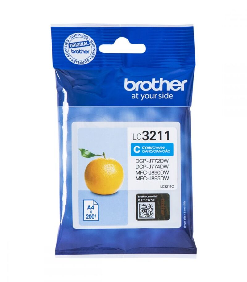 Ink Brother LC-3211C Cyan SC - 0,2k