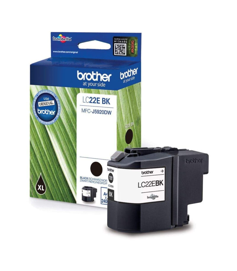 Ink Brother LC-22EBK Black - 2.400Pgs