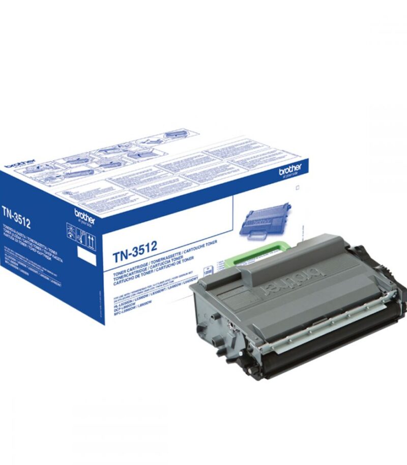 Toner Laser Brother TN-3512 HC Black - 12K Pgs
