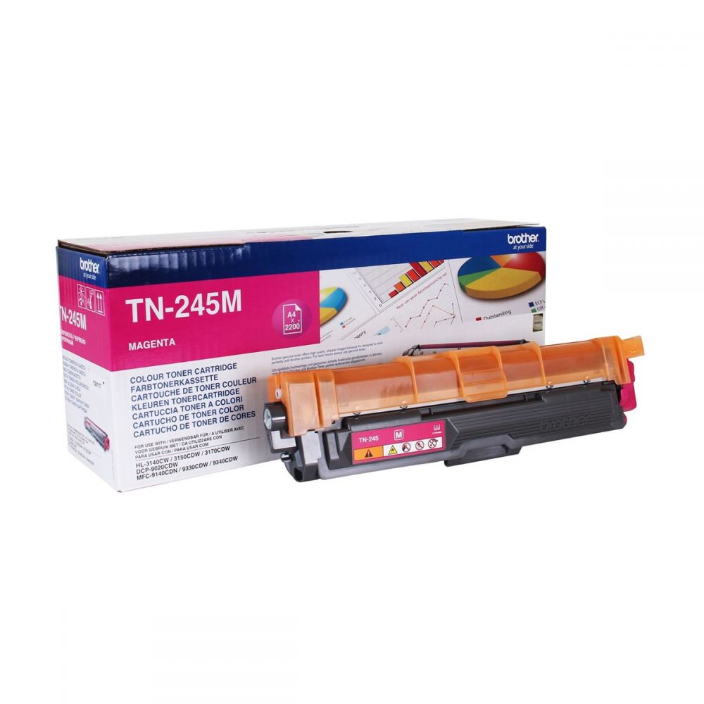 Toner Laser Brother TN-245M Magenta HC - 2,2K Pgs