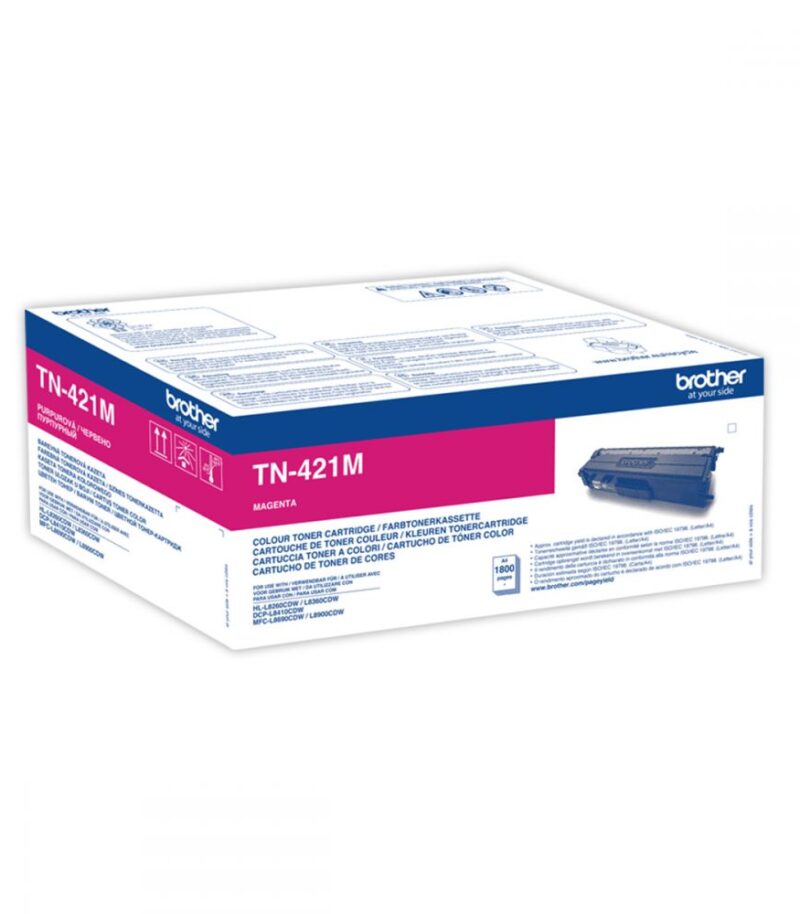 Toner Laser Brother TN-421M Magenta - 1.8K Pgs