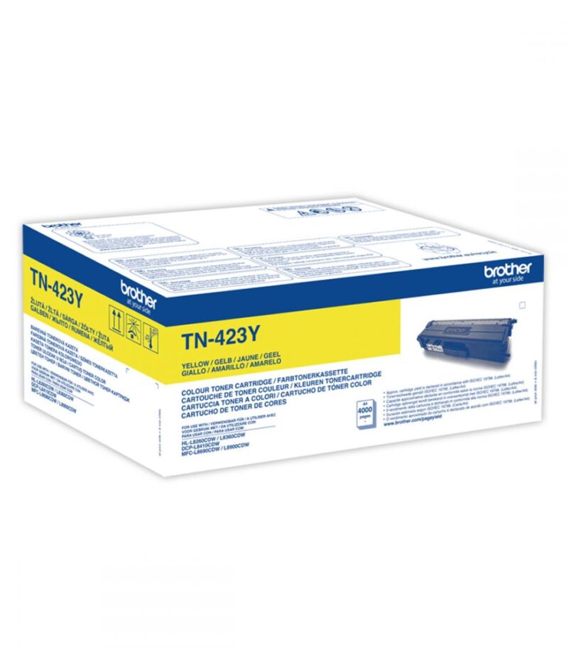 Toner Laser Brother TN-423Y HC Yellow - 4K Pgs