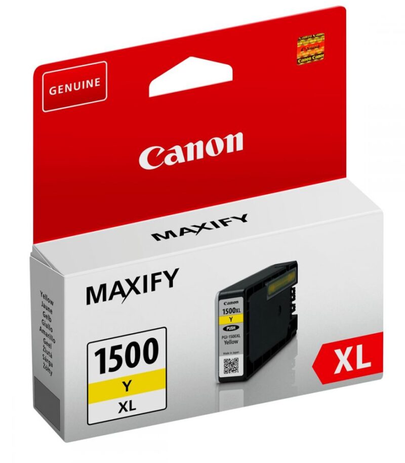Ink Canon PGI-1500 Yellow High Capacity Ink 12ml