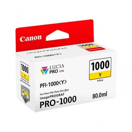 Ink Canon PFI-1000Y Yellow - 80ml