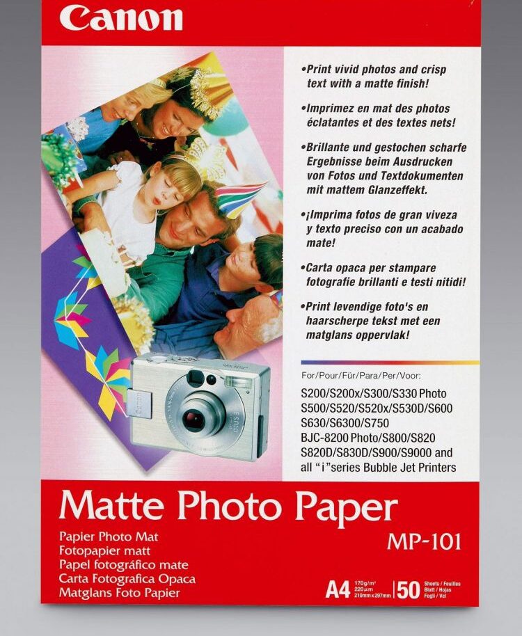 Photo Paper Canon Matte A4 50Shts 170g