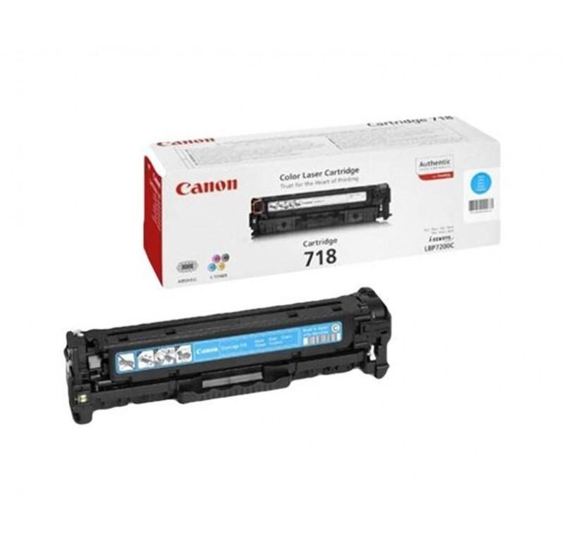 Toner Laser Canon Crtr All in One 718 Cyan - 2.9K Pgs