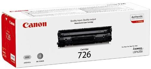 Toner Laser Canon Crtr All in One 726 Black - 2,1K Pgs