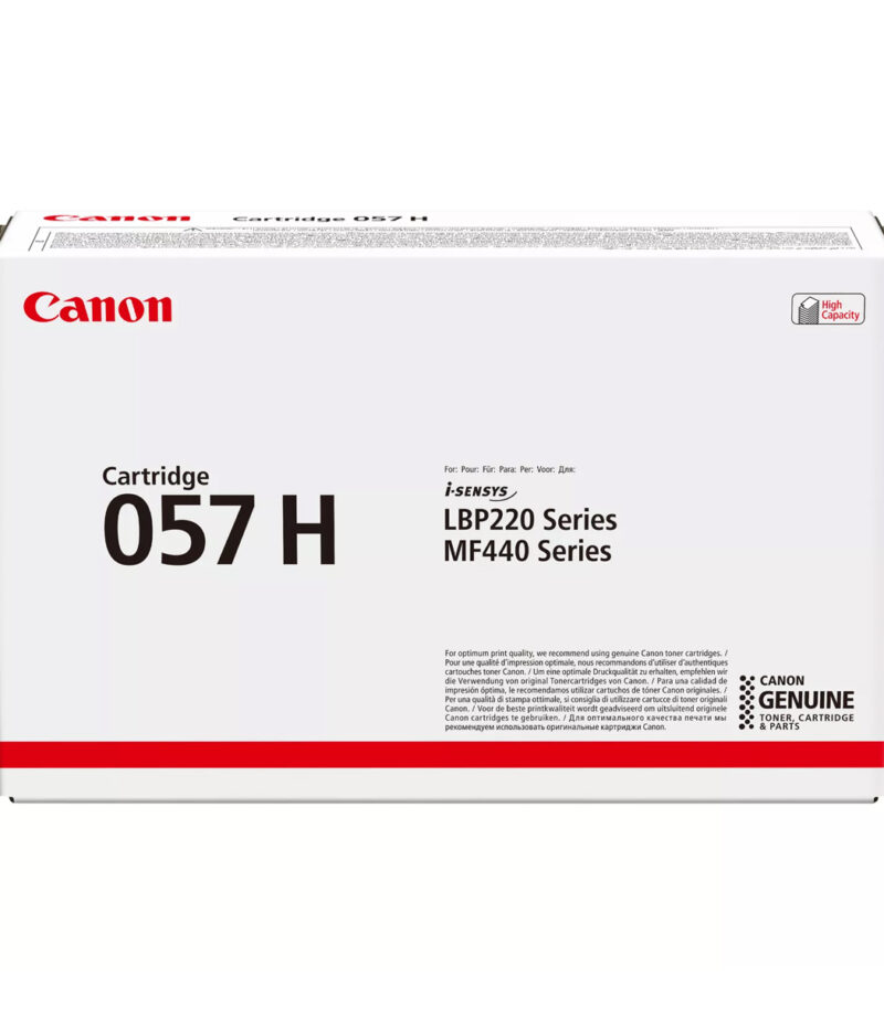 Toner Laser Canon Crtr CRG 057H Black High Capacity - 10K Pgs
