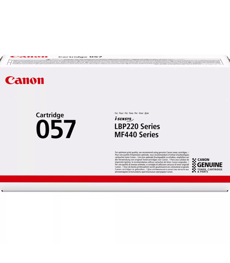Toner Laser Canon Crtr CRG 057 Black Standar Capacity - 3,1K Pgs