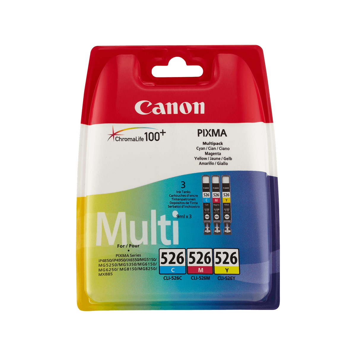 Canon Μελάνι Inkjet CLI-526VP Multi Pack Blister