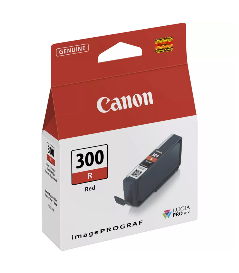 CANON Ink Cartridge PFI-300 Matt Red(14ml) - 4199C001