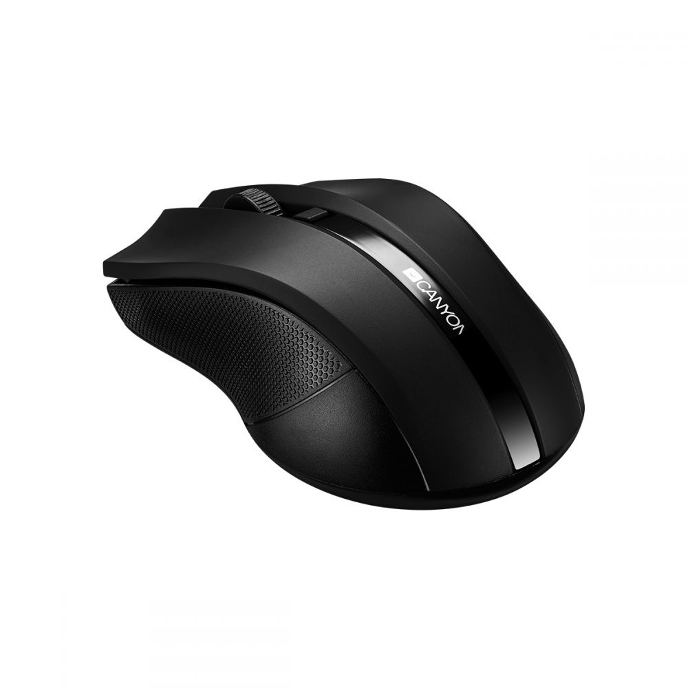 Canyon Wireless Optical Mouse Black - CNE-CMSW05B