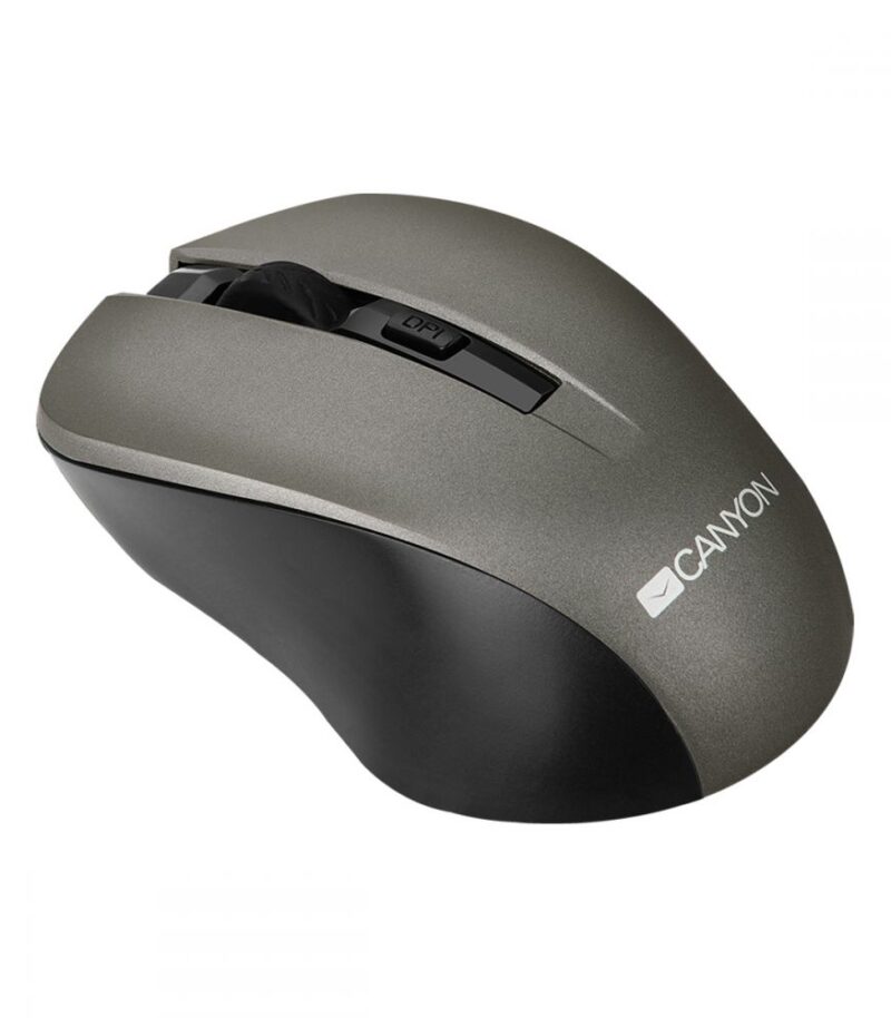 Canyon Wireless Simple coloured mouse Grey - CNE-CMSW1G