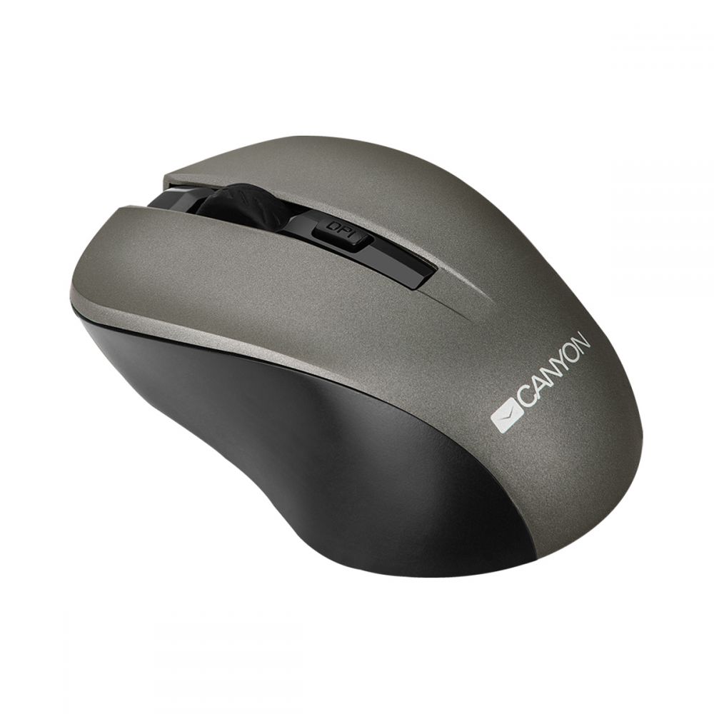 Canyon Wireless Simple coloured mouse Grey - CNE-CMSW1G