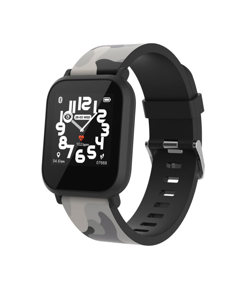 Canyon ″MyDino″ Kids Watch IPS , Black camouflage - CNE-KW33BB