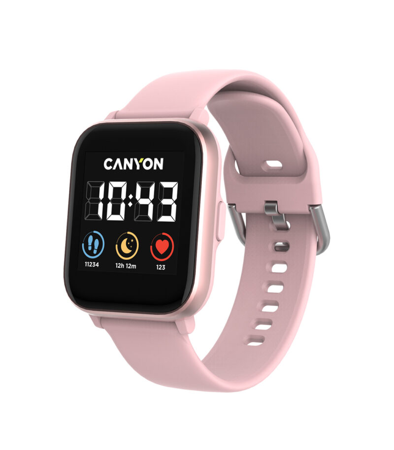 Canyon SW-78 ″Salt″ Smartwatch, IPS full touch screen, IP68 waterproof, Pink - CNS-SW78PP