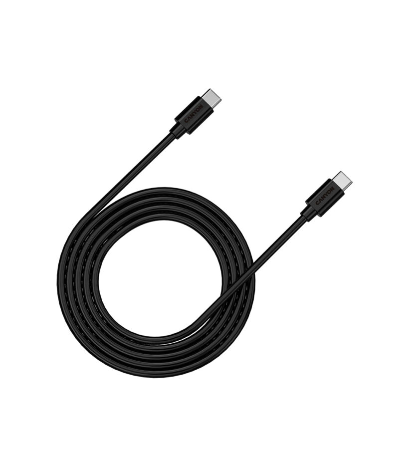 Canyon Cable UC-9 USB-C to USB-C 100W 1.2m Black - CNS-USBC9B