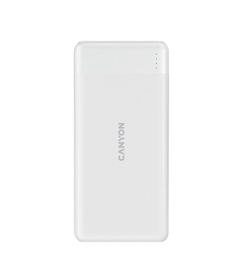 Canyon Power bank PB-109 10000 mAh PD 18W QC 3.0 20W White - CNE-CPB1009W