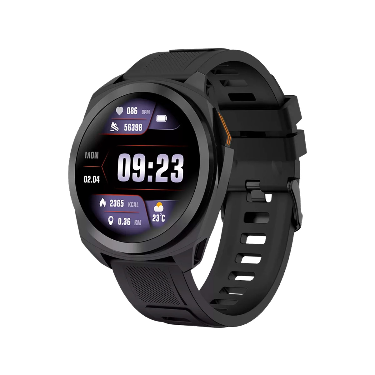 Canyon Smartwatch Maverick SW-83 1.32″ - Black - CNS-SW83BB