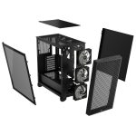 Corsair Mid Tower ATX Case 3000D RGB Airflow Windowed Tempered Glass - Black - CC-9011255-WW