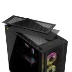 Corsair Mid Tower ATX Case iCUE 5000D RGB Windowed Airflow Tempered Glass - Black - CC-9011242-WW