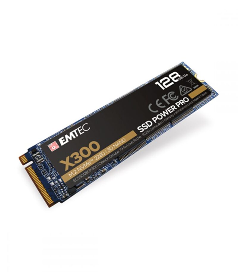 Emtec Εσωτερικός Σκληρός Δίσκος SSD M2 Nvme X300 128GB Intern