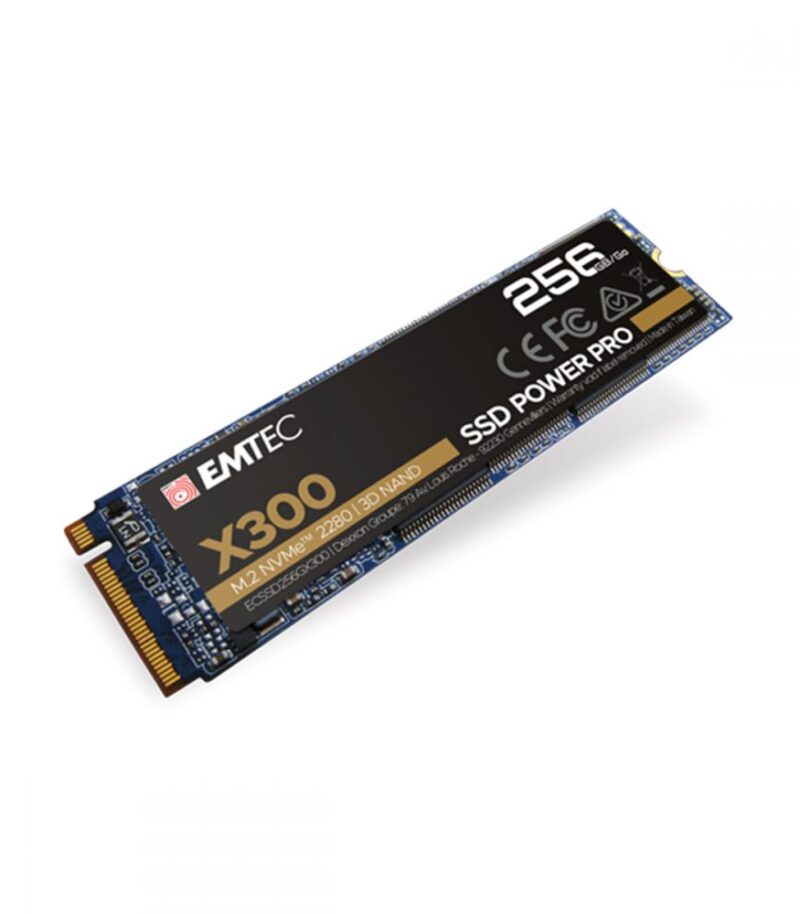 Emtec Εσωτερικός Σκληρός Δίσκος SSD M2 Nvme X300 256GB Intern