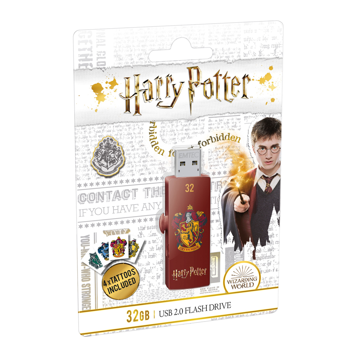 Emtec Flash USB 2.0 M730 Harry Potter Gryffindor 32GB - ECMMD32GM730HP01