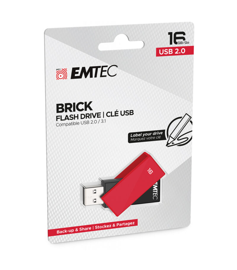 Emtec USB2.0 C350 16GB Red - ECMMD16GC352