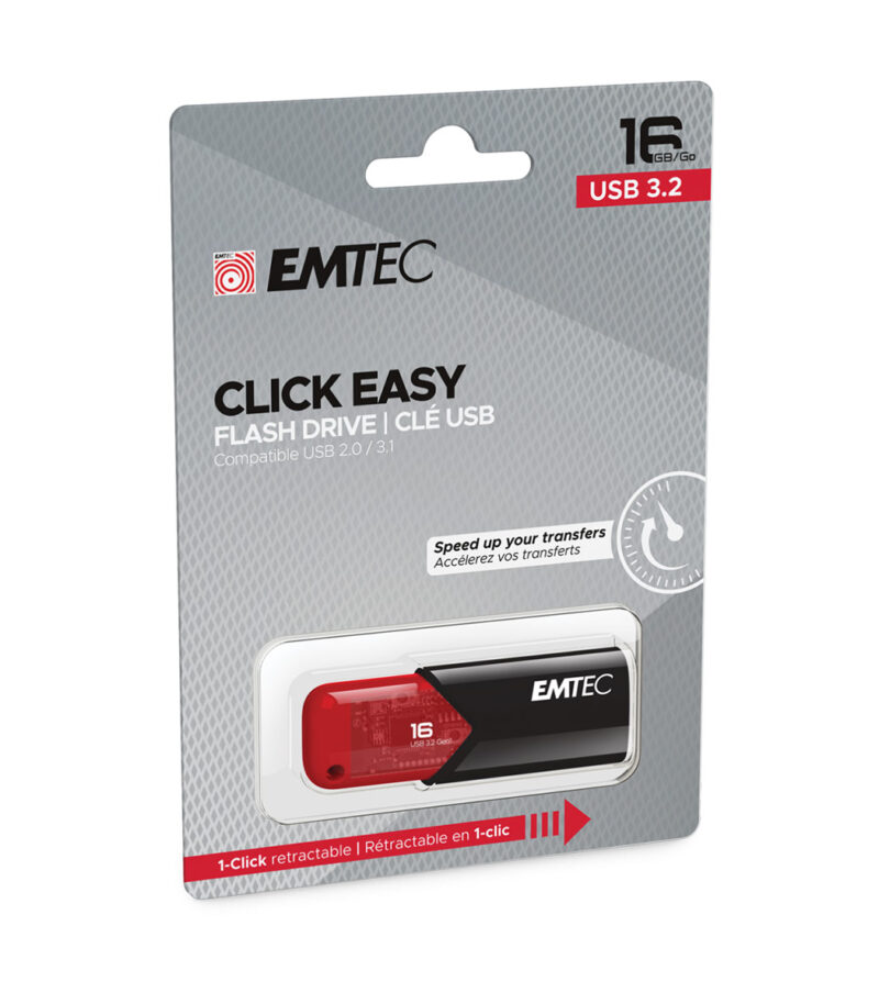 Emtec USB3.2 Click Easy B110 16GB Red