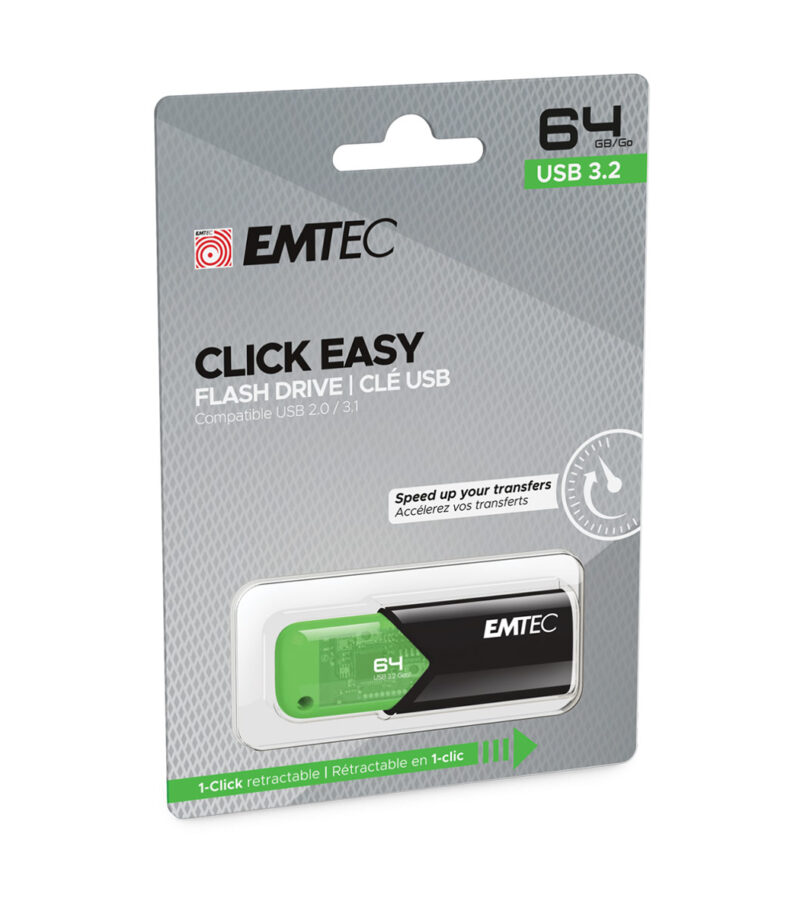 Emtec USB3.2 Click Easy  B110 64GB Green