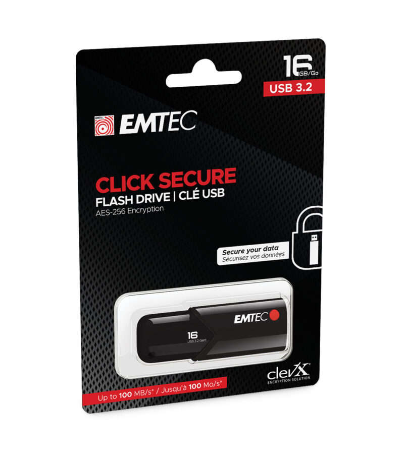 Emtec USB3.2 Click Secure B120 16GB