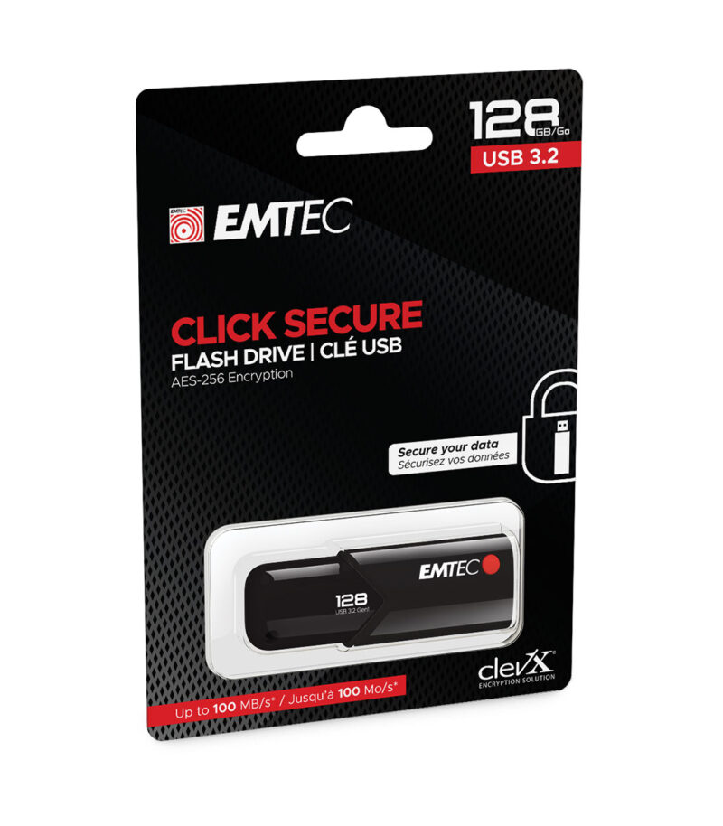 Emtec USB3.2 Click Secure B120 128GB