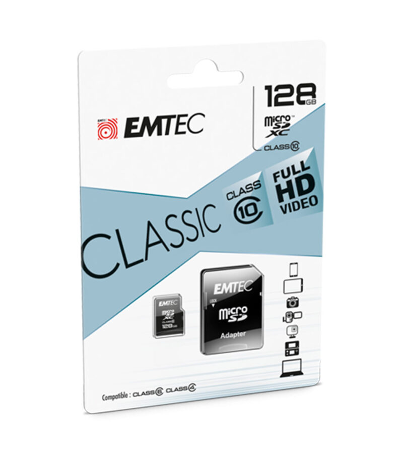 Emtec mSD 128GB Class10 Classic