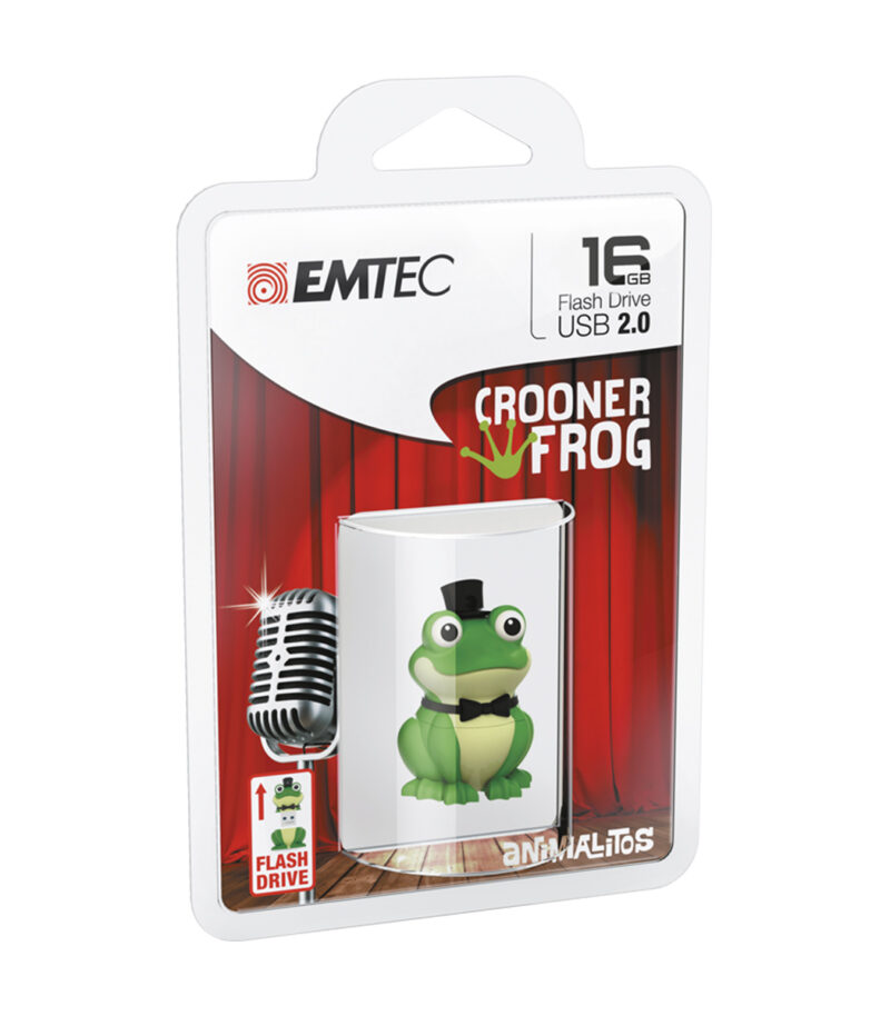 Emtec USB2.0 M339 Crooner Frog 16GB - ECMMD16GM339