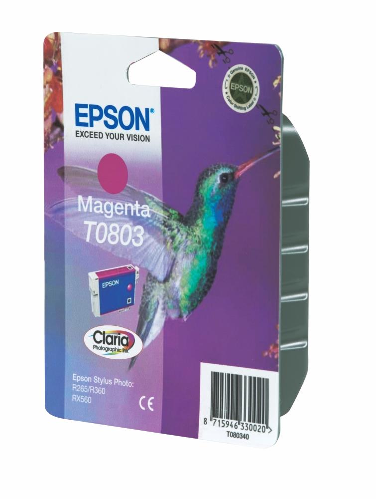 Ink Epson T0803 C13T08034020 Magenta Crtr - 440Pgs Ink Epson T0803 C13T08034020 Magenta Crtr - 440Pgs